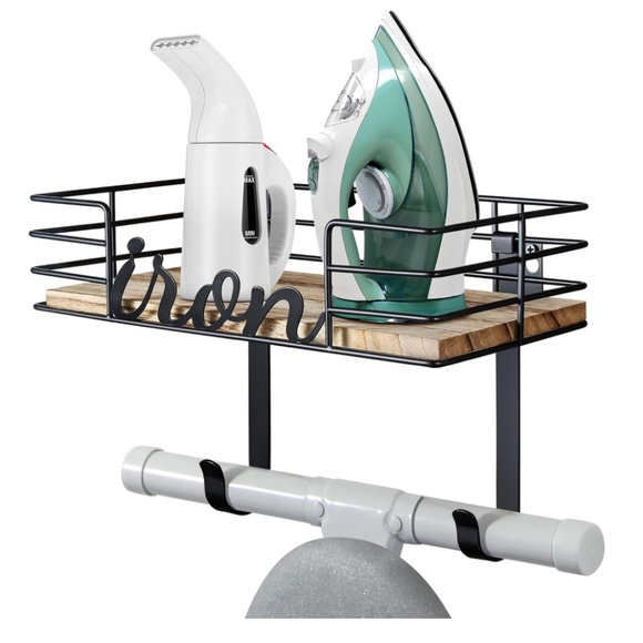 TJ.MOREE Hanger wall mount - Laundry Room Iron and ironing board Holder - Picture 1 of 3
